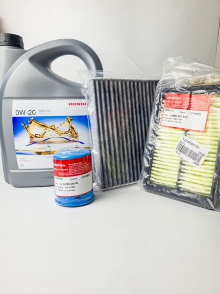 Bakım Seti Honda City 2021-2025 (Orjinal Yağ, Orjinal Yağ Filtresi Orjinal Hava İthal Polen Filtresi)0w20