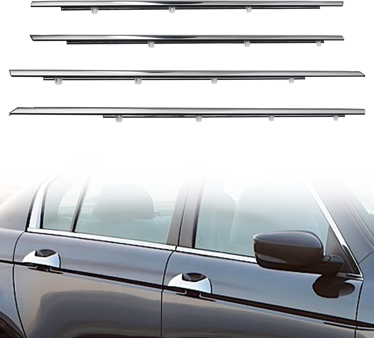 NPE Honda Civic 2012-2016 Fb7 Çıta Cam Sıyırıcı Fitil Nikelajlı Krom Ön Arka Takım