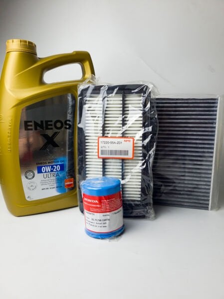 NPE Civic 2017-2022 1.5 Rs Bakım Set (Orjinal Yağ Filtre/İthal Hava Polen) Eneos 0w20