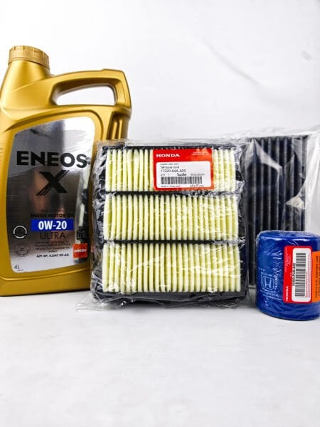 Bakım Seti Honda Civic 2021-2025 FE1 (Eneos Yağ, Orjinal Yağ Filtresi Orjinal Hava İthal Polen Filtresi)0w20