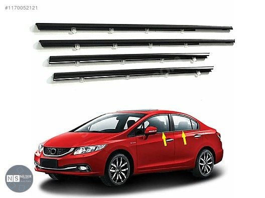 NPE Honda Civic 2012-2016 Fb7 Çıta Cam Sıyırıcı Fitil Ön Arka Takım