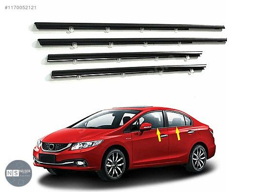 NPE Honda Civic 2012-2016 Fb7 Çıta Cam Sıyırıcı Fitil Ön Arka Takım