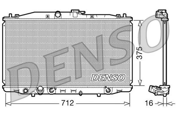 Denso Orjinal Su Radyatörü Honda Accord 2002-2008 2.0 2.4