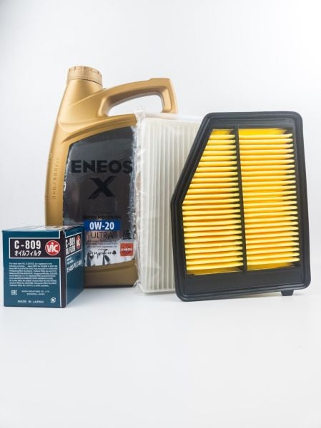 NPE Civic 2017-2022 Fc5 Bakım Set (Japon Yağ Filtre/İthal Hava Polen) Eneos 0w20