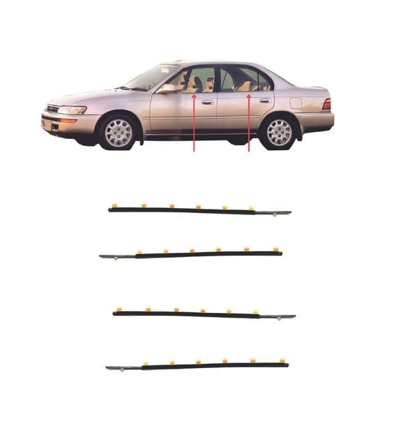 NPE Toyota Corolla 1993-1998 Ae101 Efsane Kasa Dış Cam Sıyırıcı Fitil Takım