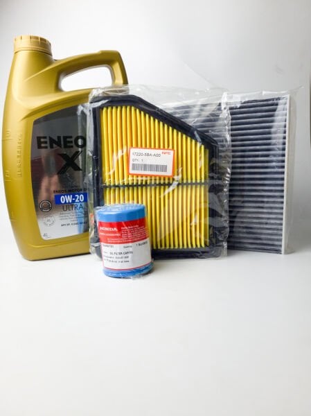 NPE Civic 2017-2022 Fc5 Bakım Set (Orjinal Yağ Filtre/İthal Hava Polen) Eneos 0w20