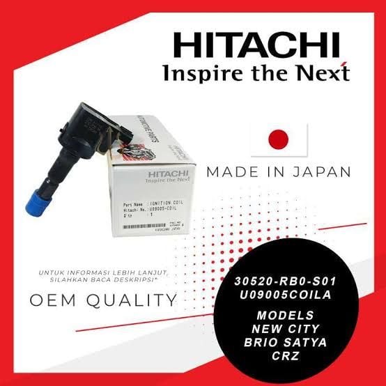 Hitachi Astemo Orjinal Ateşleme Bobini Honda Jazz 2009-2012 City 2009-2012