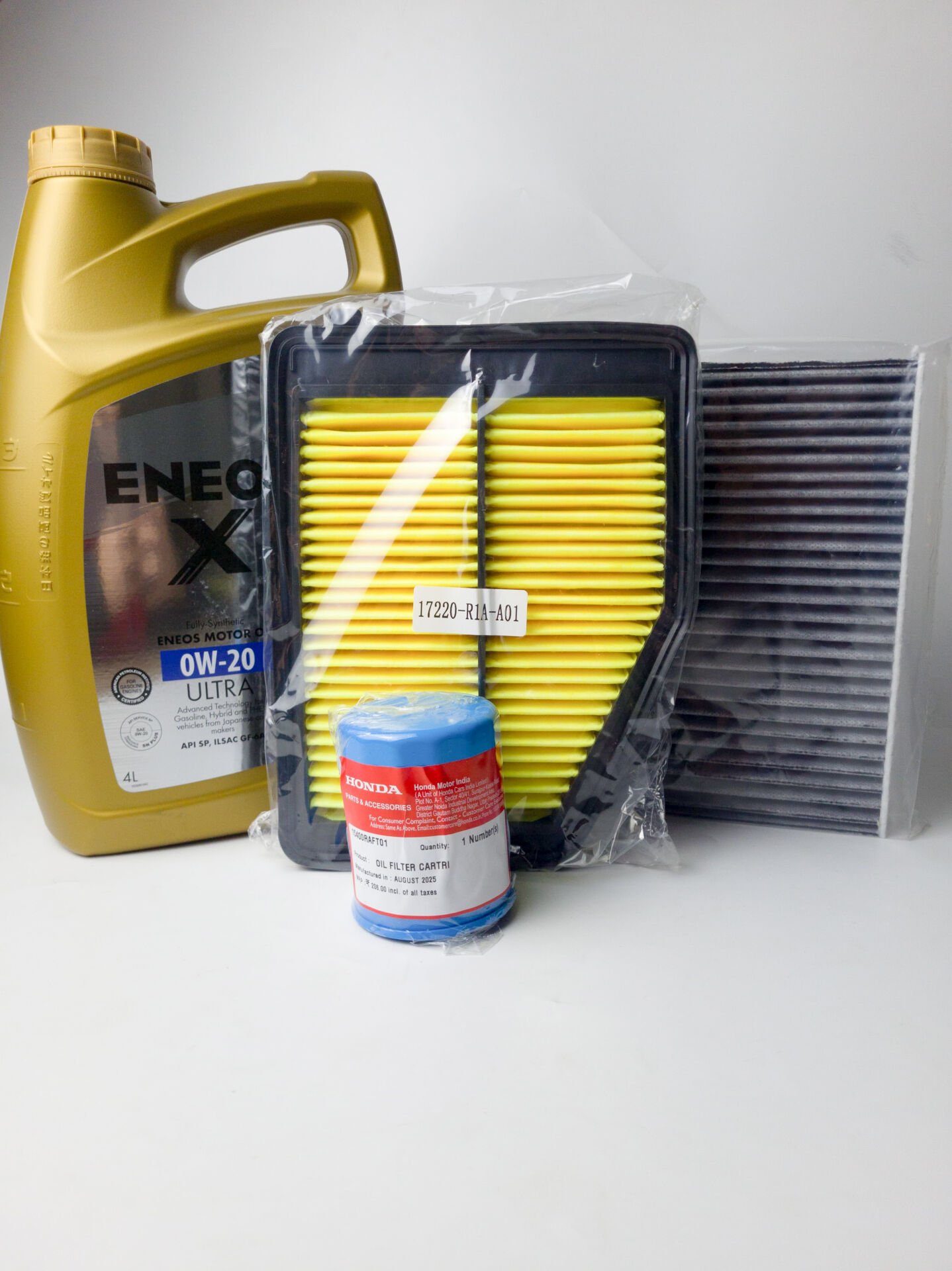 NPE Civic 2012-2016 Fb7 Bakım Set (Orjinal Yağ Filtre/İthal Hava Polen) Eneos 0w20